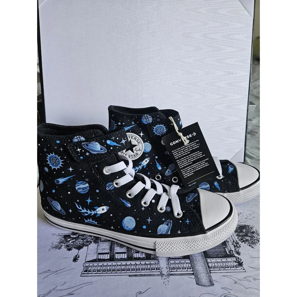 Converse Chuck Taylor All Star Kids High Top Space Stars Print US 3